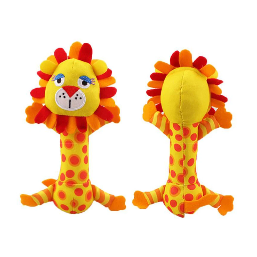 Baby Hand Bell Toys Cute Animal Hand Stick Toys - 20cm