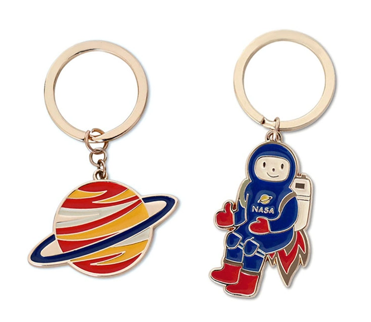 Wholesale Decorative Cute Cartoon Custom Logo Metal Key Chain