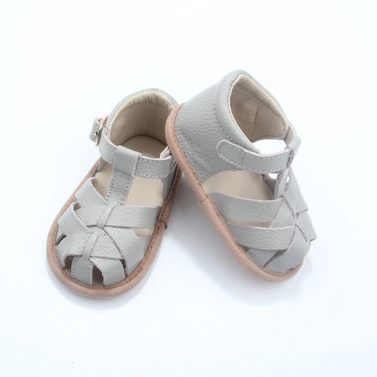 Sandals Sample Customization Baby Summer Leather Sandals Soft Sole Kid Shoe