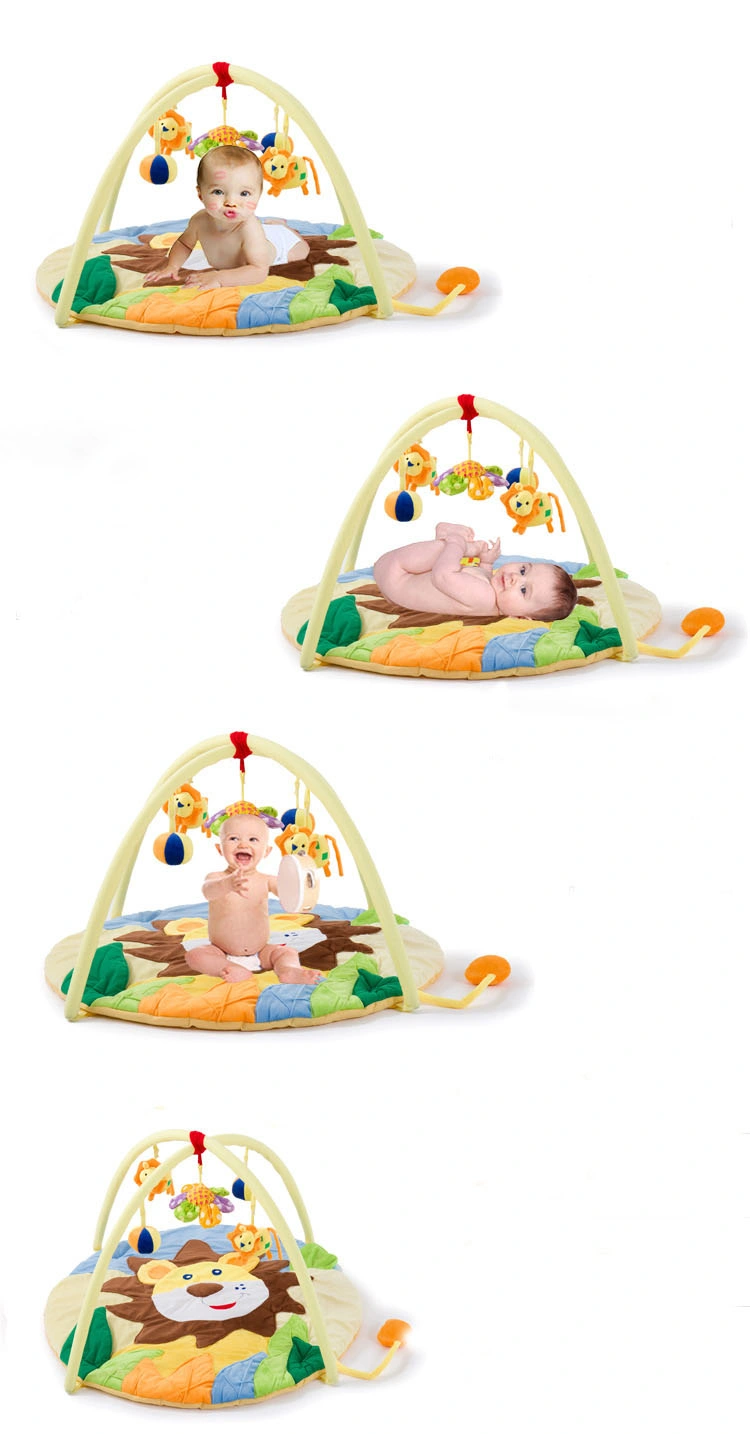 Jingle Jungle Lion Play Gym Touch Visual Crawl for Baby