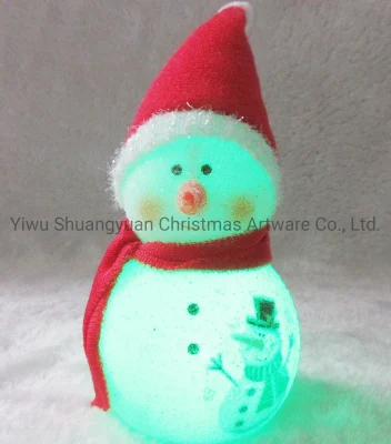 2021 новый дизайн, высокие продажи, Рождественский снеговик со светом для праздника, свадьбы, вечеринки, украшения, крючок, орнамент, подарки для рукоделия