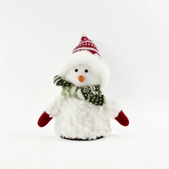 Рождественские поделки, домашний декор, подарки, плюшевый шведский красный рождественский снеговик