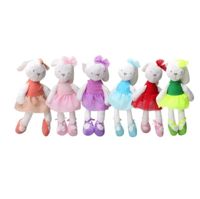 Прекрасный кролик, плюшевые игрушки, мягкая детская спящая комфортная кукла, детские подарки на день рождения и фестиваль