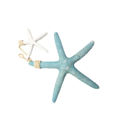 Настенные украшения в виде морских звезд из смолы в пляжном стиле